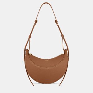 Polene Numero-Dix Camel Grained Edition Calfskin Handbag, Handbags - Luxury Closet