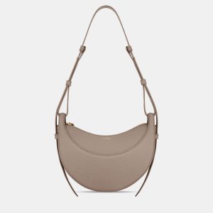 Polene Numero-Dix Grained Taupe Edition Calfskin Handbag, Handbags - Luxury Closet