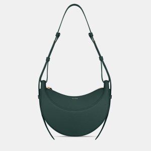 Polene Numero-Dix Grainy Green Edition Calfskin Handbag, Handbags - Luxury Closet