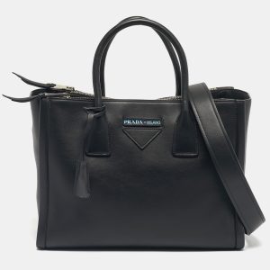 Prada Leather Concept Double Zip Tote, Tote Handbags - Luxury Closet