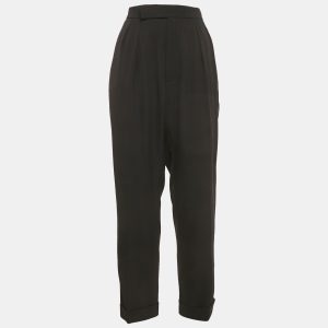 Ralph Lauren Purple Label Black Wool Trousers M, Clothing - Luxury Closet