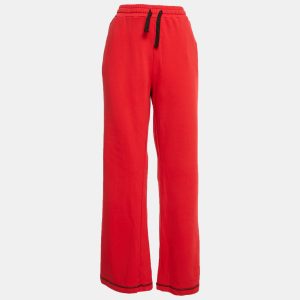 RED Valentino Red Cotton Flared Track Pants XL, Clothing - Luxury Closet