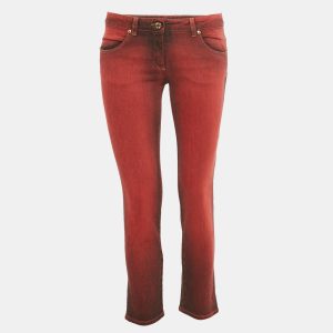 Roberto Cavalli Red Denim Skinny Jeans M/Waist 28", Jeans - Luxury Closet