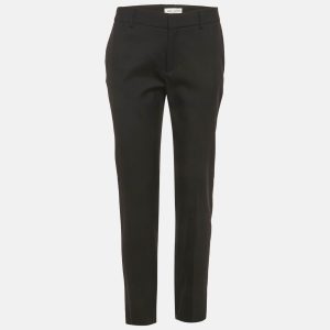 Saint Laurent Black Wool Formal Trousers M, Clothing - Luxury Closet