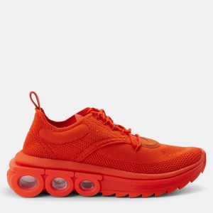 Salvatore Ferragamo Orange Mesh Sneaker, Athletic Shoes & Sneakers - Luxury Closet