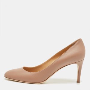 Sergio Rossi Dusty Pink Leather Madame Pumps Size 40, Pumps - Luxury Closet