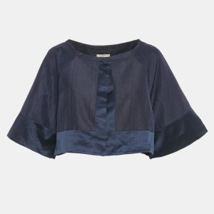 Temperley Bolero Navy Blue Jacket Palais Cropped Jacket XL, Coats & Jackets - Luxury Closet