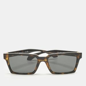 Versace Tortoise Brown MOD 4490 U Medusa Rectangle Sunglasses, Sunglasses - Luxury Closet