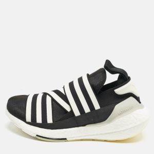 Adidas Y-3 Black/White Fabric Ultra Boost 22 Sneakers Size 38, Athletic Shoes & Sneakers - Luxury Closet