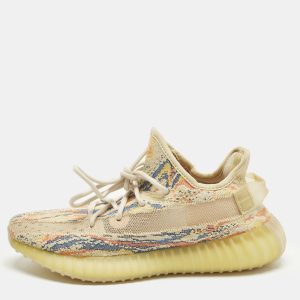 Yeezy x Adidas Boost 350 V2 MX Oat Size 39 1/3 Multicolor Knit Fabric Low Top Sneakers, Athletic Shoes & Sneakers - Luxury Closet