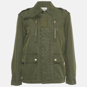 Zadig & Voltaire Green Cotton Lava Jacket XS, Coats & Jackets - Luxury Closet