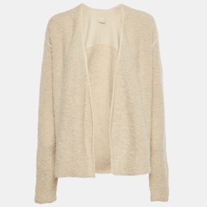 Zadig & Voltaire Cream Boucle Open Front Daphnee Cardigan XS, Sweaters & Cardigans - Luxury Closet