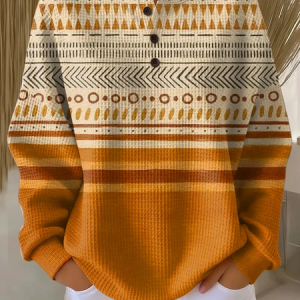 Casual Crew Neck Abstract Sweatshirt Printing, Hoodies & Sweatshirts, color:Yellow|size:5XL, catalog Noracora shop
