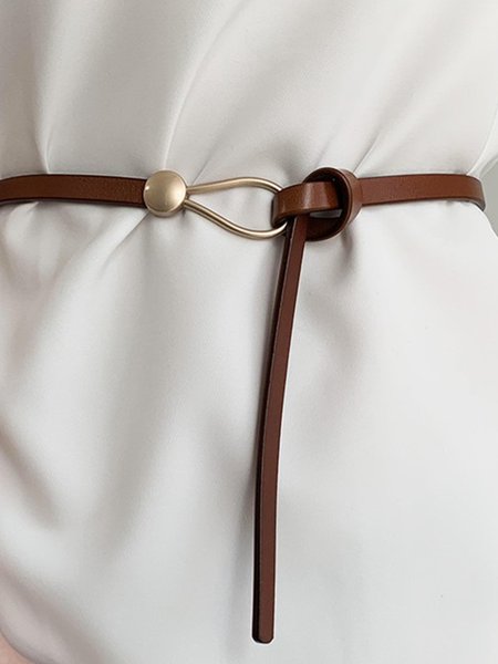 Plain Urban Belt, Belts, color:Brown|size:One-size, Stylewe