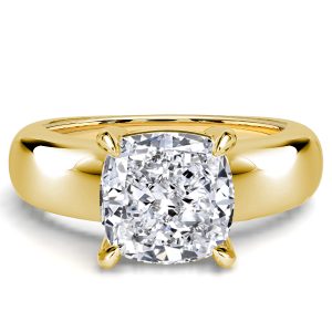 classic engagement rings - Italo Solitaire 4 Carat Cushion Cut Engagement Ring For Women, Italo jewelry - Online Catalog