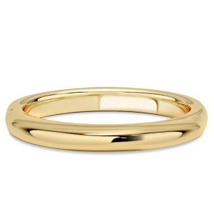 classic band - Italo 3 MM Golden Wedding Band For Women Matching Wedding Bands, Italo jewelry - Online Catalog