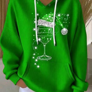 Vintage Hoodie Christmas Hoodie, Hoodies & Sweatshirts, color:Green|size:4XL, catalog Noracora shop