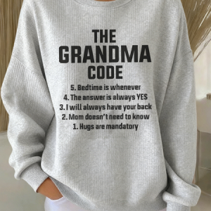 Vintage Crew Neck Letter Pattern Sweatshirt, Hoodies & Sweatshirts, color:Light Gray|size:5XL, catalog Noracora shop