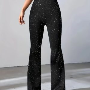 Women 3D Printing Long Pants Casual Spring/Fall Trousers, Pants, color:Black|size:4XL, catalog Noracora shop