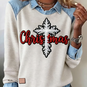 Casual Shawl Collar Christmas Sweatshirt, Hoodies & Sweatshirts, color:Light Gray|size:5XL, catalog Noracora shop