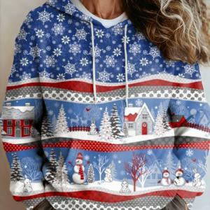 Women Geometric Long Sleeve Comfy Vintage Sweater, Hoodies & Sweatshirts, color:Blue|size:5XL, catalog Noracora shop
