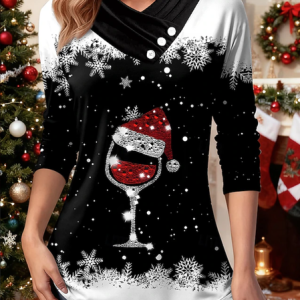 Casual Gradient Pattern Long Sleeve T-shirt, T-shirts, color:Black|size:4XL, catalog Noracora shop