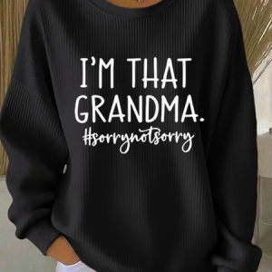 Printing Crew Neck Casual Text Letters Sweatshirt, JustFashionNow Sweatshirts & Hoodies, color:Black|size:5XL,