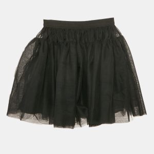 Dolce & Gabbana Kids Black Tulle Gathered Skirt 5 Yrs, Clothing - Luxury Closet