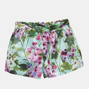 Dolce & Gabbana Kids Blue Floral Print Cotton Shorts 6 Yrs, Clothing - Luxury Closet