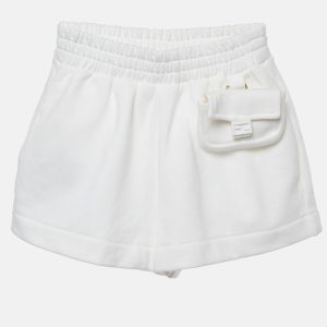 Fendi Kids White Cotton Felpa Shorts 6Yrs, Clothing - Luxury Closet