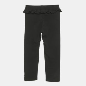 Givenchy Kids Black Jersey Ruffled Leggings 3 Yrs, Clothing - Luxury Closet