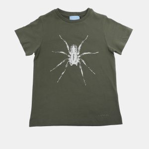 Lanvin Green Spider Print Jersey T-Shirt 6 Yrs, Clothing - Luxury Closet