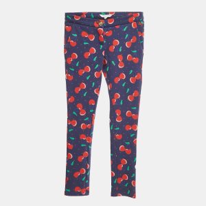 Little Marc Jacobs Blue Hearts Print Cotton Pants 8Yrs, Clothing - Luxury Closet