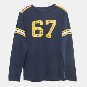 Polo Ralph Lauren Boys Blue Applique Jersey T-Shirt 14-16 Yrs, Clothing - Luxury Closet