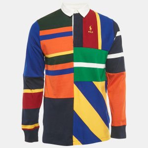 Polo Ralph Lauren Boys Multicolor Printed Jersey Polo T-Shirt XL/18-20Yrs, Clothing - Luxury Closet