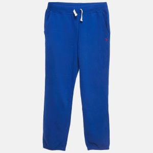 Polo Ralph Lauren Kids Blue Cotton Drawstring Joggers L/(14-16 Yrs), Clothing - Luxury Closet