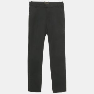 Roberto Cavalli Boys Black Black Wool Formal Pants XS, Clothing - Luxury Closet
