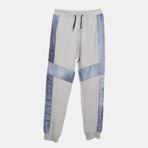 Roberto Cavalli Junior Grey Jersey Jogger Pants L/(16-18 Yrs), Clothing - Luxury Closet
