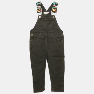 Stella McCartney Kids Black Denim Jumpsuit 3 Yrs, Clothing - Luxury Closet