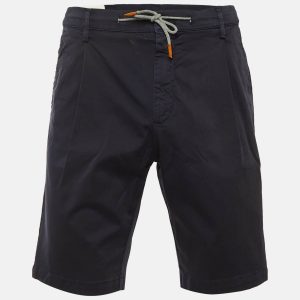 Eleventy Navy Blue Cotton Shorts L, Clothing - Luxury Closet