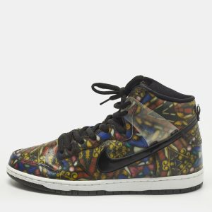 Air Jordans SB Dunk High Concepts Size 45.5 Multicolor Leather and PVC High Top Sneakers, Shoes - Luxury Closet