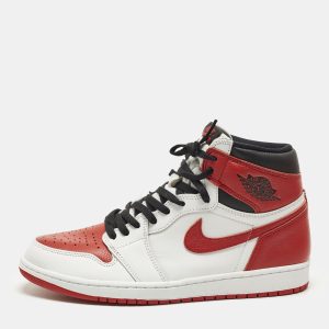 Air Jordans Jordan 1 Retro OG Heritage Size 45.5 Multicolor Leather High Top Sneakers, Shoes - Luxury Closet