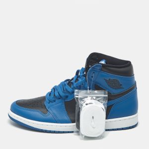 Air Jordans Jordan 1 Retro OG Dark Marina Blue Size 45.5 Blue Leather High Top Sneakers, Shoes - Luxury Closet