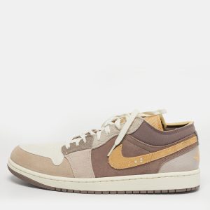 Air Jordans 1 Low SE Craft  Size 46 Multicolor Fabric and Suede Low Top Sneakers, Shoes - Luxury Closet