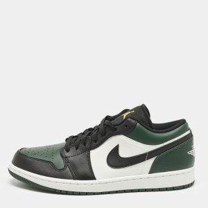 Air Jordans Jordan 1 Low Green Toe Size 45 Green/Black Leather Low Top Sneakers, Shoes - Luxury Closet