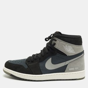 Air Jordans Jordan 1 Retro High Element Gore-Tex Black Particle Grey Size 45.5 Multicolor Fabric and Leather Sneakers, Shoes - Luxury Closet