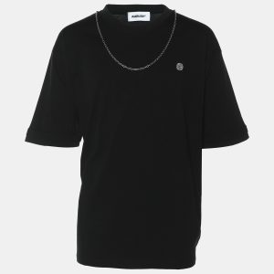 Ambush Black Jersey Logo Emroidered T-Shirt L, Shirts & Tops - Luxury Closet