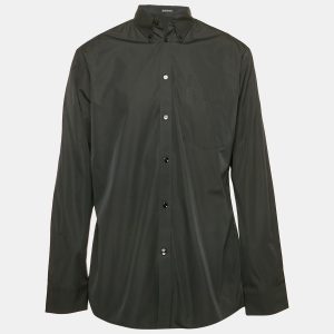 Balenciaga Black Cotton Long Sleeve Shirt M, Shirts & Tops - Luxury Closet
