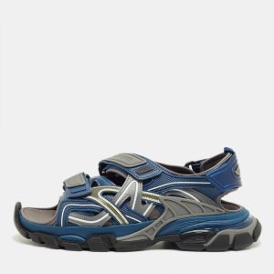 Balenciaga Multicolor Rubber and Faux Leather Track Sandals Size 41, Sandals - Luxury Closet