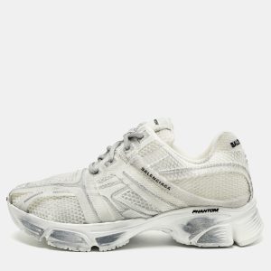 Balenciaga Phantom Size 42 White/Grey Mesh Low Top Sneakers, Shoes - Luxury Closet